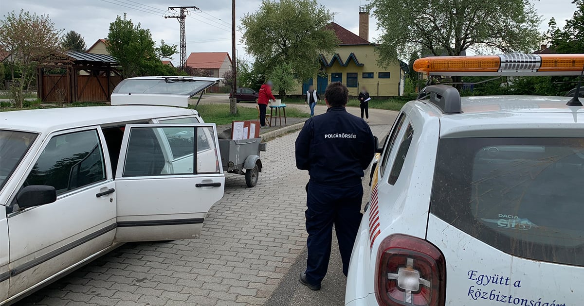 Hungarian Auxiliary Police in Action