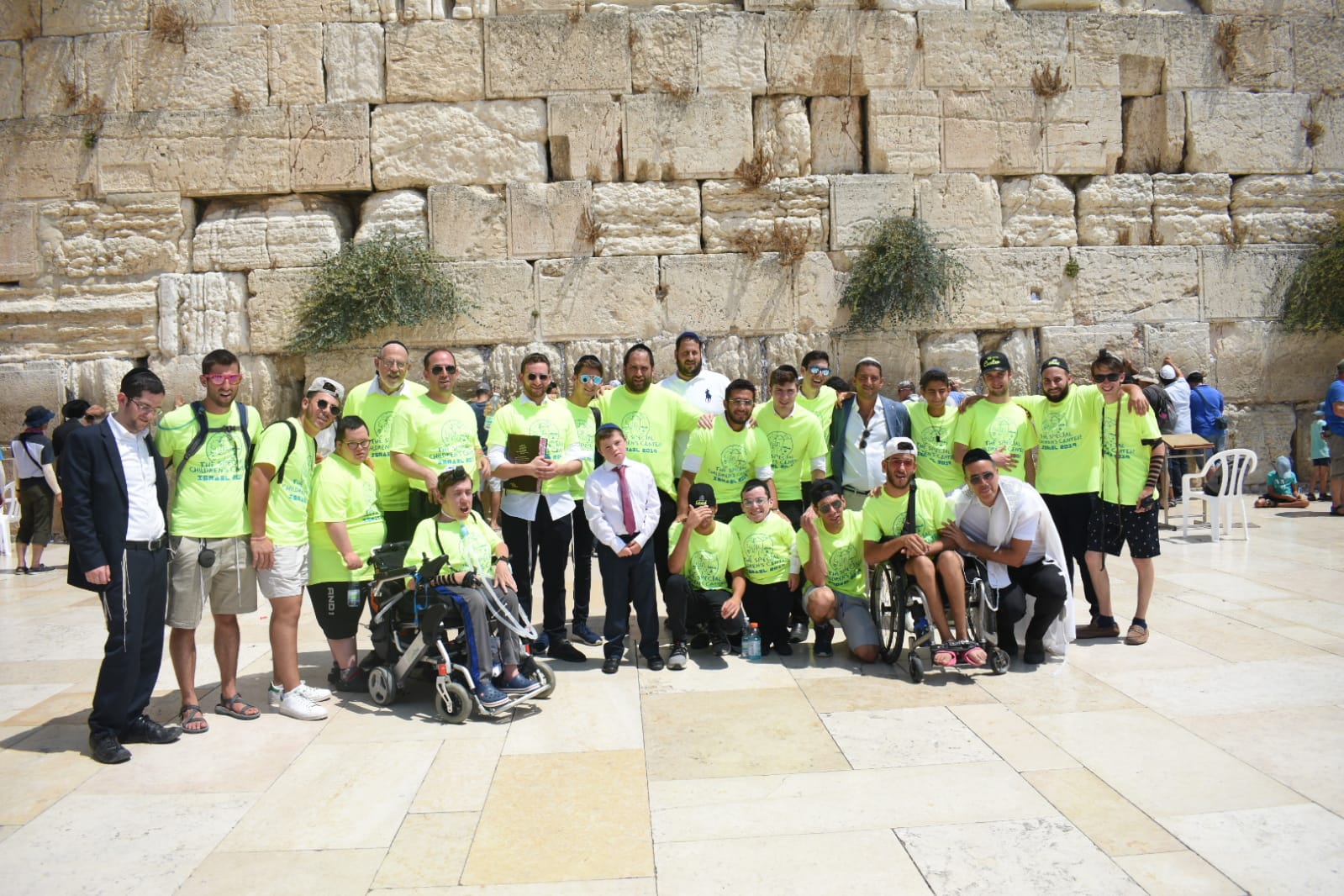 The Hatzolah team at the Western Wall